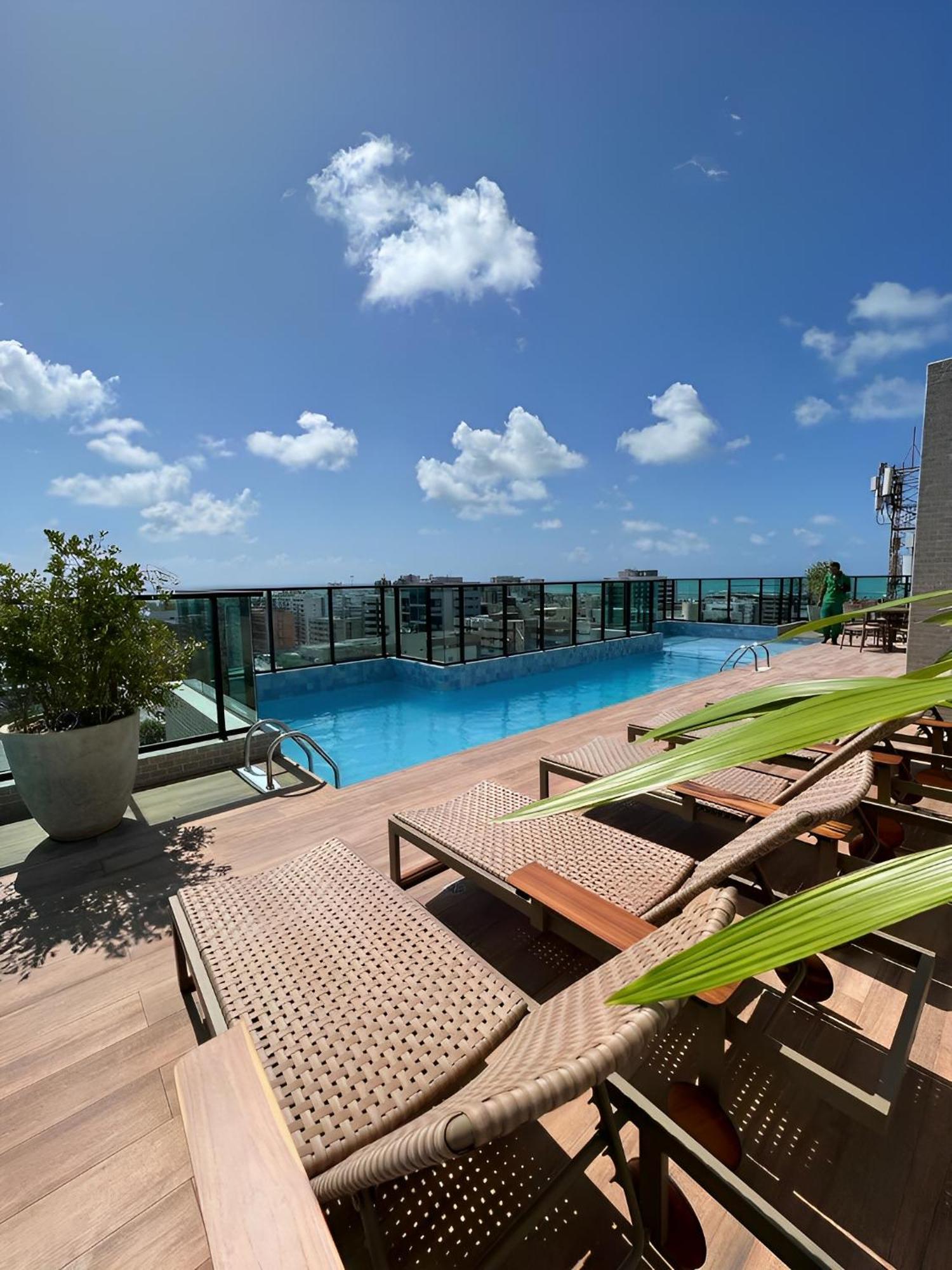 Novissimo, 500M Praia, Garagem, Vista - Luzes Do Arrebol Масейо Экстерьер фото
